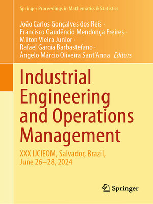cover image of Industrial Engineering and Operations Management